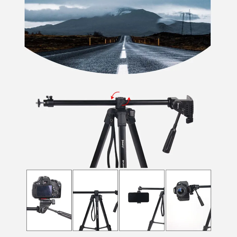 قیمت و خرید سه پایه دوربین و موبایل جی ماری مدل KP-2209